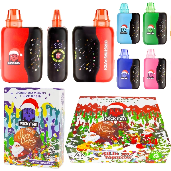 EMPTY 2g Packman Disposable Vape Pen Christmas Edition suppliers