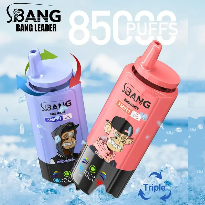 Bang Leader 85000 Puffs 85K Potrójne Smaki 3 w 1 Hurt Vape
