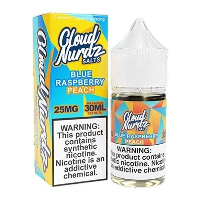 Niebieska malina brzoskwiniowa autorstwa Cloud Nurdz tfn sole 30 ml