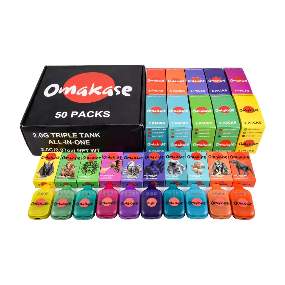 Pusty Omakase 2g Z Ekranem Jednorazowe Długopis Vape