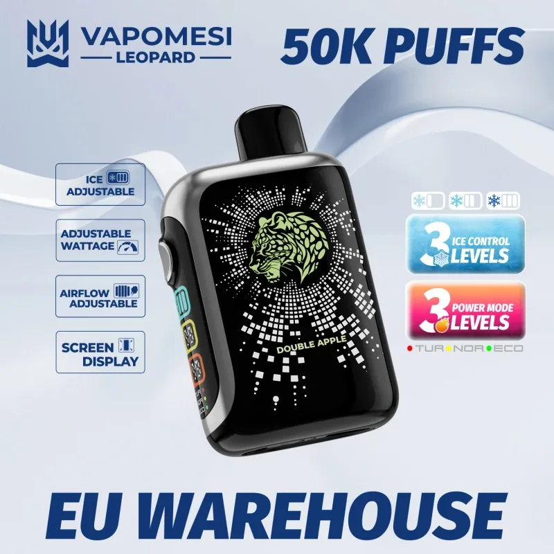 Vapomesi Leopard 50000 Puffs 50k Ice Control Jednorazowy waporyzator