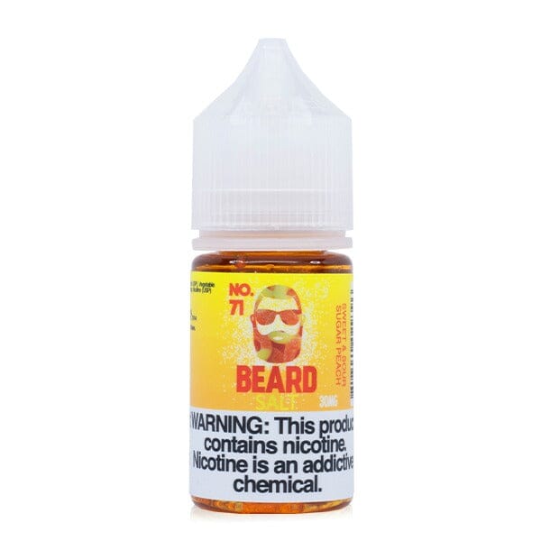 Słodko-kwaśna słodka brzoskwinia firmy Beard Salts 30ml